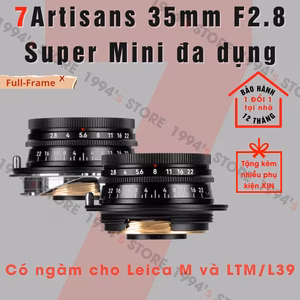 Ống kính 7Artisans 35mm F2.8 super mini - Lens đa dụng siêu nhỏ gọn dành cho Leica M và LTM (L39)