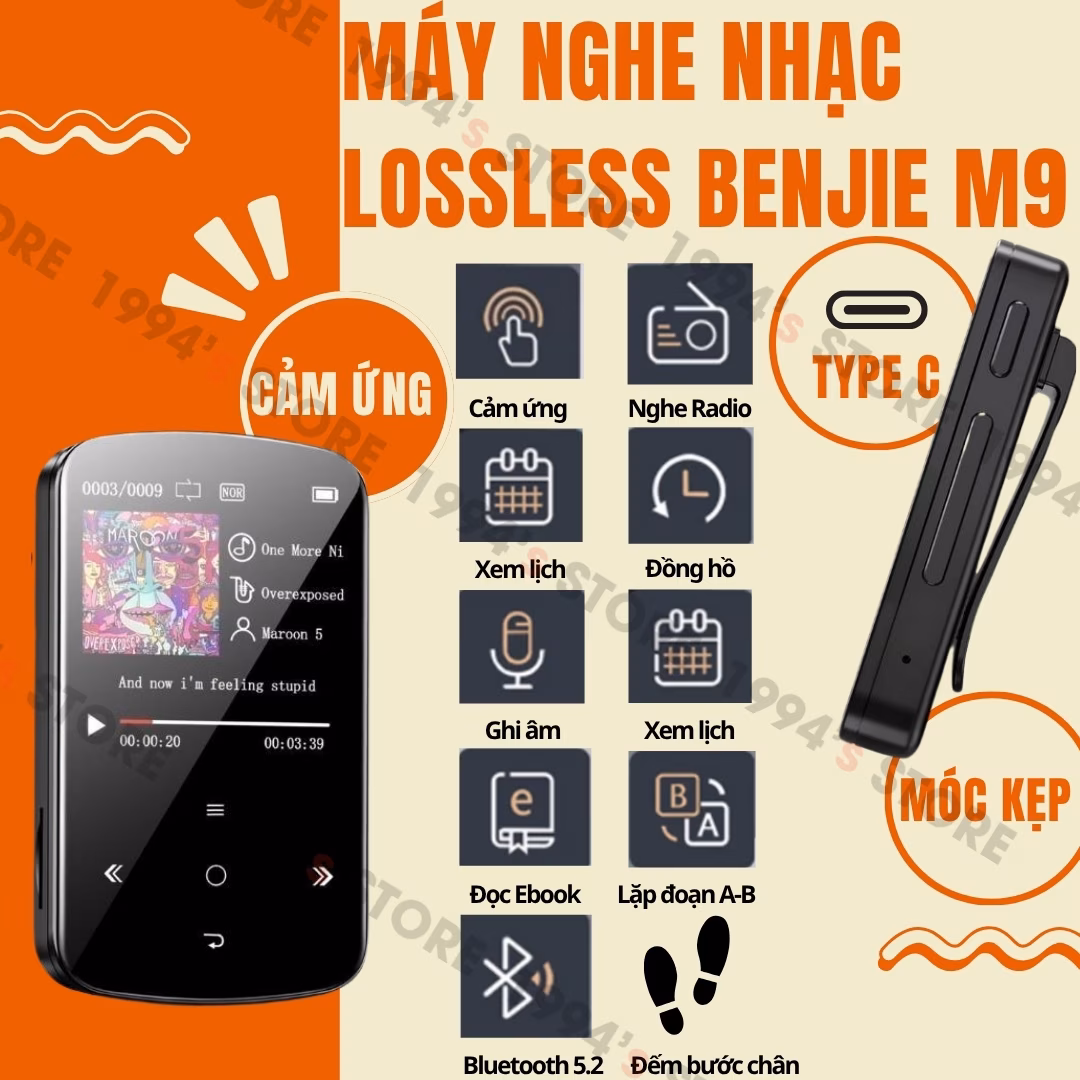 Máy nghe nhạc Benjie M9