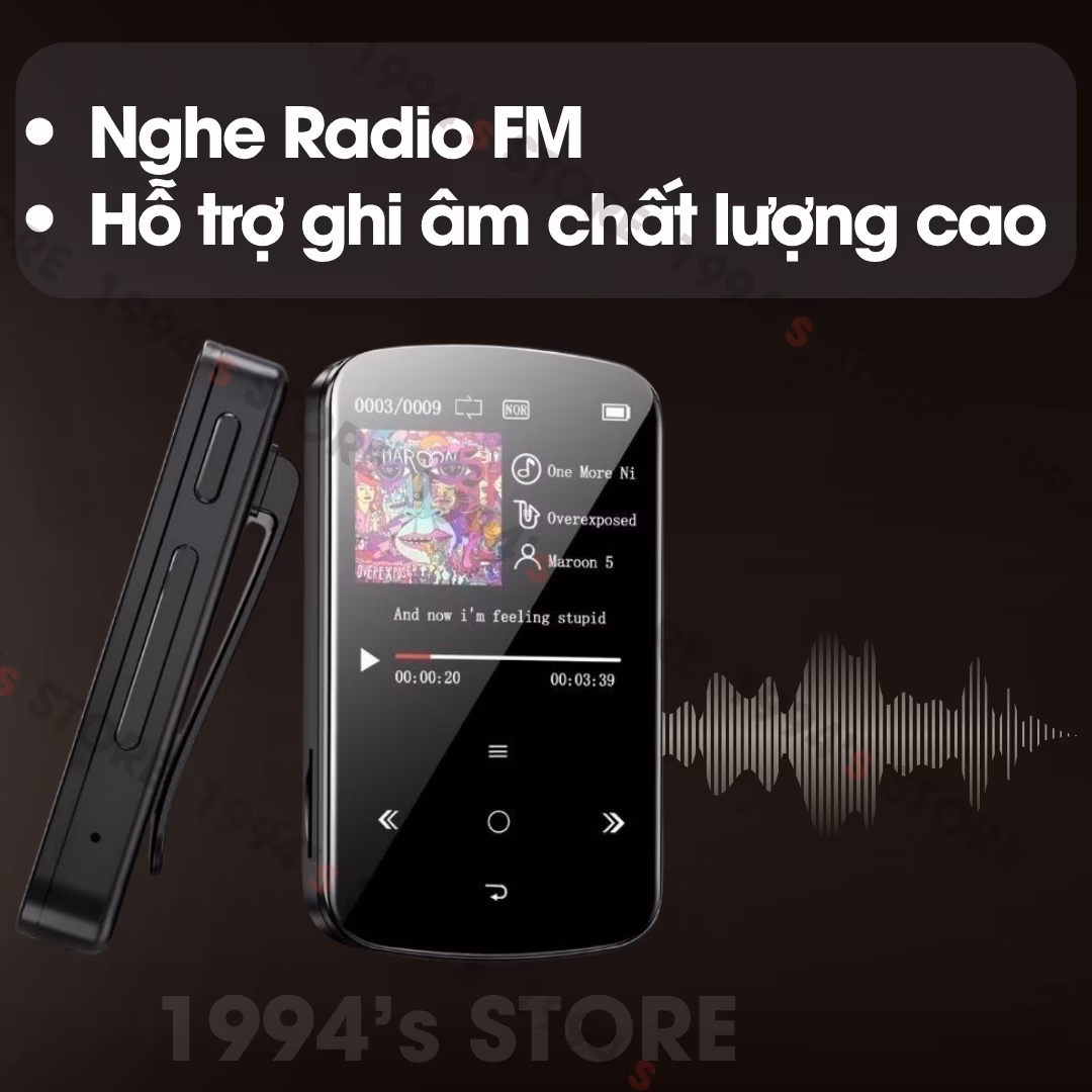 Máy nghe nhạc Benjie M9 nhỏ gọn