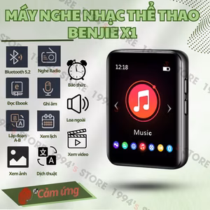 Máy Nghe Nhạc Benjie X1 Bluetooth 5.2 – Cảm Ứng, Loa Ngoài, Nhạc Lossless HiFi – Chính Hãng