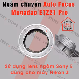 Ngàm chuyển Megadap ETZ21 Pro Sony E sang Nikon Z - Chính hãng
