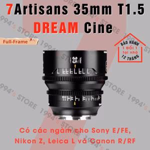 7Artisans 35mm T1.5 DREAM Cine Lens Cho Full Frame