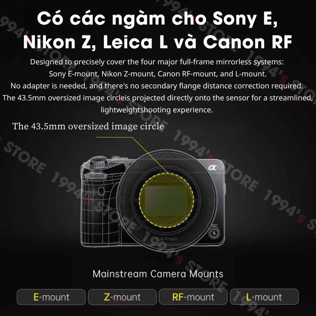 Lens 7Artisans 35mm T1.5 ngàm Sony E