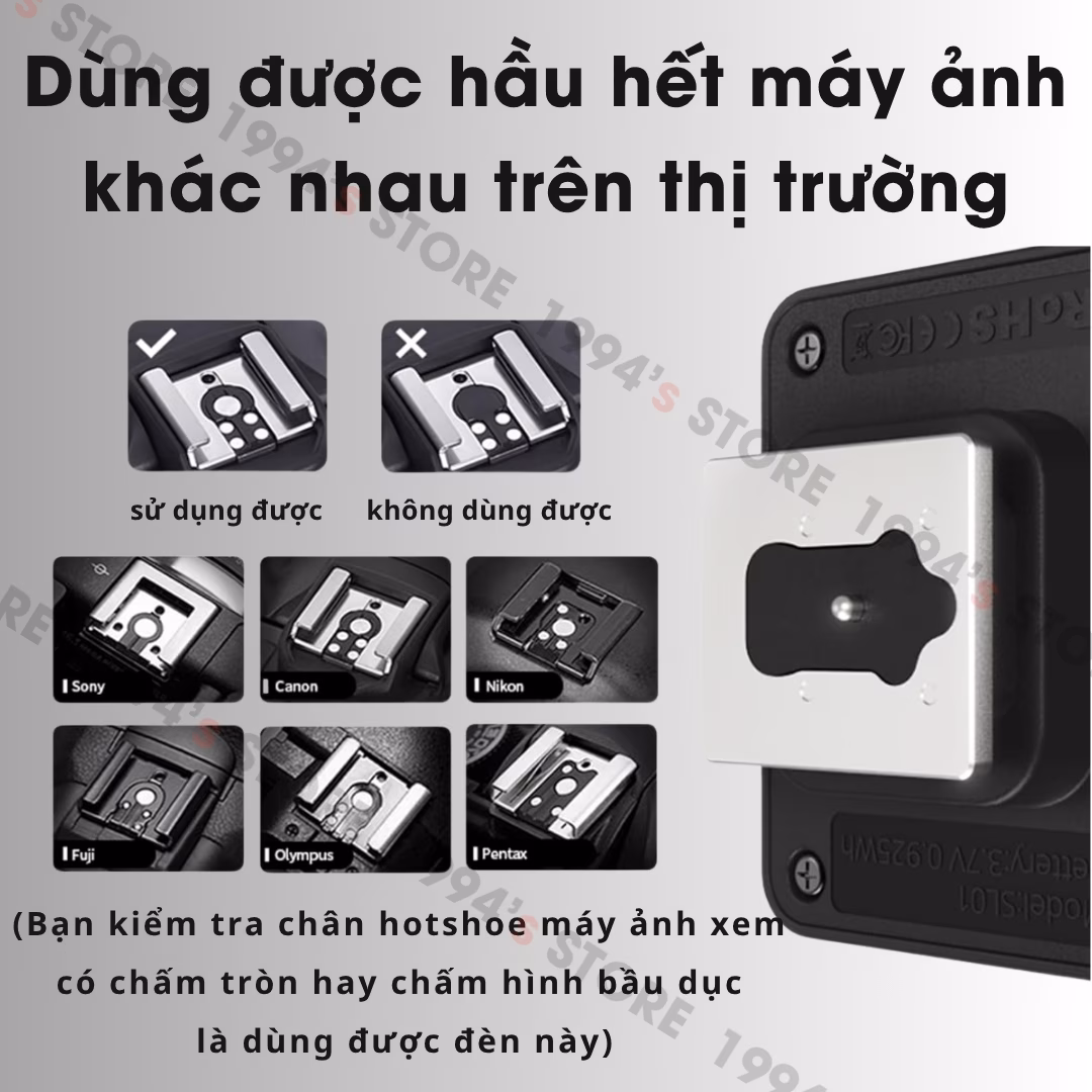 ulanzi sl03 gập 90 độ